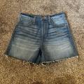 Madewell Shorts | Madewell The Perfect Jean Short In Ullman Wash | Color: Blue | Size: 26