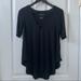 American Eagle Outfitters Tops | Aeo Soft & Sexy Laced Top | Color: Black | Size: Xs