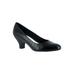 Extra Wide Width Women's Fabulous Pump by Easy Street® in Black Croc (Size 9 WW)