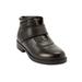 Wide Width Men's Propét® Tyler Diabetic Shoe by Propet in Black (Size 10 W)