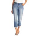 Plus Size Women's Girlfriend Stretch Jean by Woman Within in Distressed (Size 12 WP)