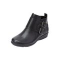 Extra Wide Width Women's The Amberly Shootie by Comfortview in Black (Size 7 WW)