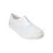 Extra Wide Width Women's The Maisy Sneaker by Comfortview in White (Size 12 WW)