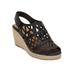 Women's The Karen Espadrille by Comfortview in Black (Size 10 1/2 M)