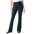 Plus Size Women's Stretch Cotton Bootcut Pant by Woman Within in Navy (Size L)