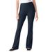 Plus Size Women's Stretch Cotton Bootcut Pant by Woman Within in Navy (Size L)