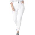 Plus Size Women's Comfort Curve Slim-Leg Jean by Woman Within in White (Size 16 T)