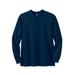 Men's Big & Tall Liberty Blues™ Easy-Care Ribbed Knit Henley by Liberty Blues in Navy (Size 2XL) Henley Shirt