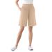 Plus Size Women's 7-Day Knit Short by Woman Within in New Khaki (Size 5X)