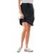 Plus Size Women's Sport Knit Skort by Woman Within in Black (Size M)