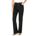 Plus Size Women's Bootcut Stretch Jean by Woman Within in Black Denim (Size 12 WP)