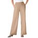 Plus Size Women's 7-Day Knit Wide-Leg Pant by Woman Within in New Khaki (Size 4X)