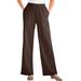Plus Size Women's 7-Day Knit Wide-Leg Pant by Woman Within in Chocolate (Size 6X)
