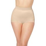 Plus Size Women's Rago® Light Control High-Waist Brief by Rago in Beige (Size 36) Body Shaper