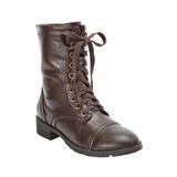 Wide Width Women's The Britta Boot by Comfortview in Dark Brown (Size 11 W)