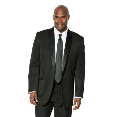 Men's Big & Tall Tuxedo Jacket by KS Signature in Black (Size 56)