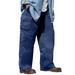 Men's Big & Tall Boulder Creek® Renegade Side-Elastic Waist Cargo Pants by Boulder Creek in Navy (Size 60 38)