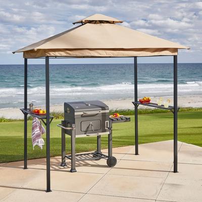 BBQ Grillzebo by BrylaneHome in Khaki Gazebo