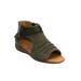 Extra Wide Width Women's The Payton Shootie by Comfortview in Dark Olive (Size 7 WW)