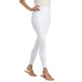 Plus Size Women's Stretch Cotton Legging by Woman Within in White (Size S)