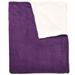 BH Studio Sherpa Microfleece Blanket by BH Studio in Purple (Size FULL)