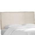 Lorel Slipcover Headboard by Skyline Furniture in Linen Talc (Size KING)