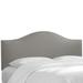 Ashland Nail Button Headboard by Skyline Furniture in Linen Grey (Size TWIN)