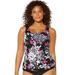 Plus Size Women's Classic Tankini Top by Swimsuits For All in Garden Rose (Size 12)