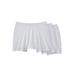 Men's Big & Tall Cotton Mid-Length Briefs 3-Pack by KingSize in White (Size XL) Underwear