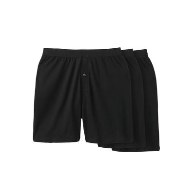 Men's Big & Tall Cotton Boxers 3-Pack by KingSize ...