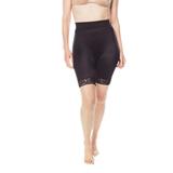 Plus Size Women's Moderate Control Thigh Slimmer by Rago in Black (Size 2X) Body Shaper