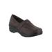 Women's Lyndee Slip-Ons by Easy Works by Easy Street® in Brown Tool (Size 11 M)