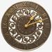 Ivy Silhouette Clock by Whitehall Products in French Bronze