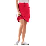 Plus Size Women's Sport Knit Skort by Woman Within in Vivid Red (Size 2X)