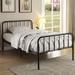 Metal Twin Bed by 4D Concepts in Black