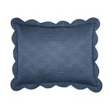 Florence Sham by BrylaneHome in Smoky Blue (Size STAND) Pillow