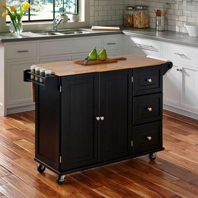 Liberty Kitchen Cart by Homestyles in Black