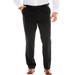 Men's Big & Tall Dockers® Signature Lux Flat Front Khakis by Dockers in Black (Size 40 36)