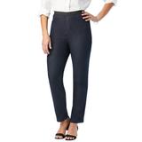 Plus Size Women's Stretch Denim Straight-Leg Jegging by Jessica London in Indigo (Size 12) Jeans Legging