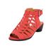 Extra Wide Width Women's The Kadie Shootie by Comfortview in Hot Red (Size 9 1/2 WW)