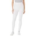 Plus Size Women's Stretch Cotton Legging by Woman Within in White (Size 4X)