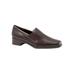 Wide Width Women's Ash Dress Shoes by Trotters® in Fudge (Size 7 W)