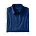 Men's Big & Tall KS Signature Wrinkle-Free Long-Sleeve Dress Shirt by KS Signature in Midnight Navy (Size 18 1/2 37/8)