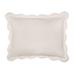 Florence Sham by BrylaneHome in Ecru (Size STAND) Pillow