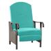 Oversized Outdoor Recliner by BrylaneHome in Breeze Patio Chair