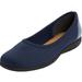 Women's The Lyra Slip On Flat by Comfortview in Navy (Size 10 M)