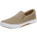 Men's Canvas Slip-On Shoes by KingSize in Dark Khaki (Size 16 M) Loafers Shoes