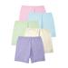 Plus Size Women's Cotton Boxer 5-Pack by Comfort Choice in Pastel Pack (Size 9) Panties