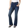 Plus Size Women's Comfort Curve Bootcut Jean by Woman Within in Dark Sanded Wash (Size 26 W)