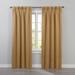 Wide Width BH Studio Room-Darkening Pinch Pleat Panel by BH Studio in Gold (Size 35" W 95" L) Window Curtain